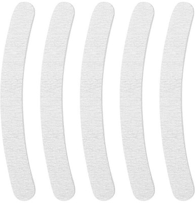 sivika 5pc of banana Shape of Best Quality Dual Side Standard Nail Filer / Buffer(grey)