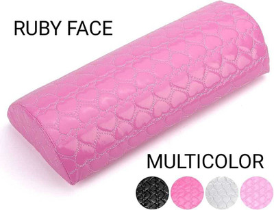 RUBY FACE Professional Nail Art Hand Rest Cushion| Waterproof PU Multi Cover Foam Cushion(multicolor)