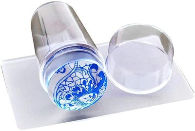 angelie Silicone Soft Stamper Scraper Polish Image Paint Stamp Nail Art(Multicolor)