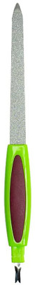 lirtiin 1 pcs 2 way Nail Filer With Dead Cuticle Cutter(Multicolor)