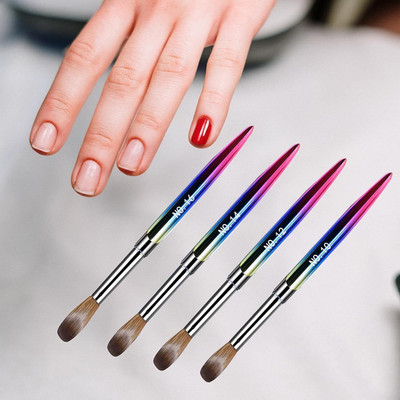 Nyvaan Nail Painting Brushes/Drawing Pen/ Nail Brush/Nail Art Design mooth Application(Rainbow)