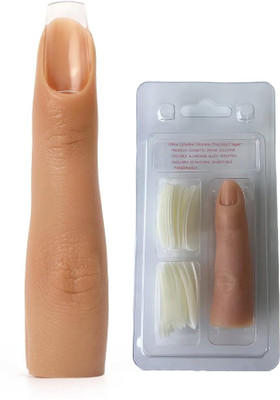 NAILWIND Silicon Soft Nail Training Model Practice Finger(SKIN)