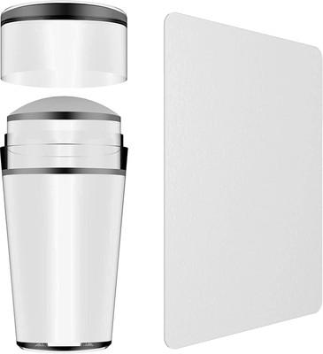 torwill Silicone Soft Stamper Scraper Polish Image Paint Stamp(TRANSPARENT)
