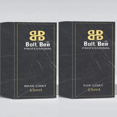 BOLT BEE Top Coat & Base Coat Glossy Shine Clear Effect(CLEAR)