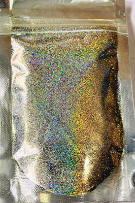 Mahir Glitter SILVER HOLOGRAPHICS GLITTER FOR NAIL ART 15 GM PACK(SILVER HOLOGRAPHICS GLITTER)