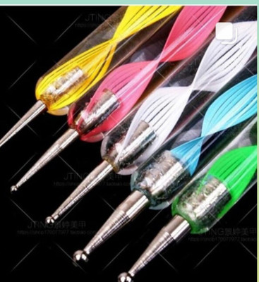 D-Top 5 Double Ended Stainless Steel Tool Set use for Nail Art,Clay ,Pottery(MULTICOLOR)