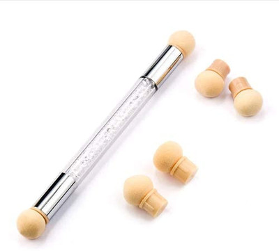 Jaklin Multifunctional Sponge Nail Art Tool Pen: Dual Head Dotting & Picking Brush Set(Multicolour)