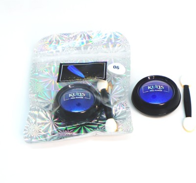 kulis Chrome Powder Metallic Mirror Effect Holographic Aurora Chameleon Pigment CP06(Dark Blue)