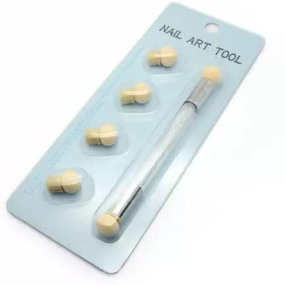 she pro Best Dual Head Nail Art Sponge Tool Brush Picking Dotting Gradient Ombre Tool
