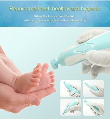 PRATYANG Baby Nail Trimmer Filer for Newborn Babies | Electric with 6 Safe for Kids-1