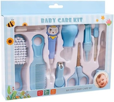 ALAKHEXPORT Minicare Grooming Kit for Born Baby 10 in 1 Set to Keep Infants & Clean