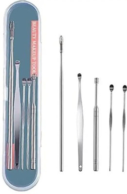 sidvid 5 Pcs Ear Cleaner Tool Kit ,Ear Wax Removal Curette Kit, Ear Cleaning Tool Set