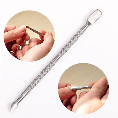Glamezone Stainless Steel Cuticle Peeler Scraper Double-end Cuticle Remover Cuticle Pusher
