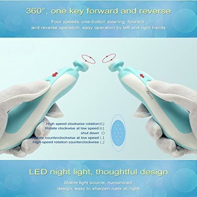 smilykid Kit for New Born Toes Fingernails Care 6 Grinding Heads Baby nail Cutter-56