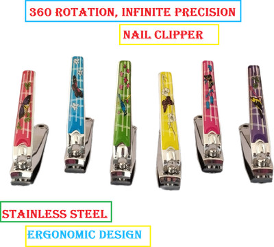 weimao Butterfly & Brid With Flower Print Nail Clipper (PACK OF 6)