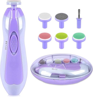 PRATYANG New Baby Nail File Electric,Baby Nail Trimmer with 6 Grinding Heads Safe