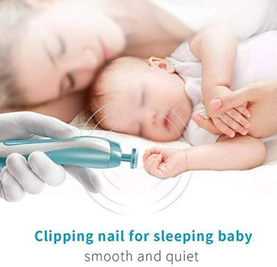 MAITRI ENTERPRISE Baby Nail Clippers with Light &6 Grinding Pads for Newborn (multicolor)M154
