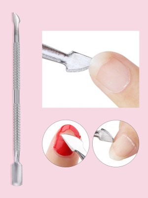 ShopCircuit Nail Pusher, Cuticle Remover - Dual-Sided Stainless Steel Tool for Nails(10 g, Set of 1)