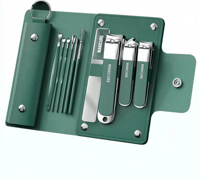 YOMITH Manicure Set, Nail Clippers Set, Stainless Steel Nail Care Kit, With Earpick Set