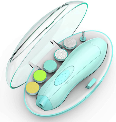 RSworld Electric Baby Nail Trimmer, Newborn Baby Electric Nail Clippers Kit.