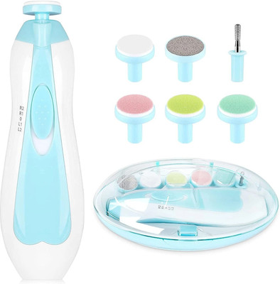 Vamigo Baby Nail Clippers with Light &6 Grinding Pads for Newborn (multicolor)DN439