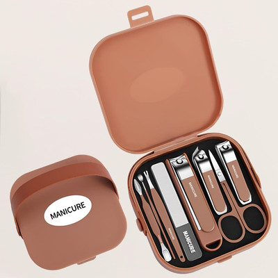 BYKOINE 8-in-1 Manicure Pedicure Kit – Stainless Steel Nail Clippers Set