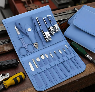 ShopDock Manicure Kit 16-in-1 – All Grooming Needs in One Box