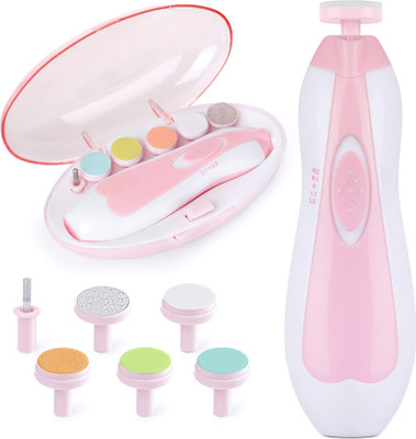 Circuitry Premium Baby Nail File Grinder Electric Safe Nail Clippers With LED Light