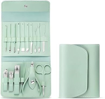 NAKSHT 16 Piece Stainless Steel Manicure Pedicure Set