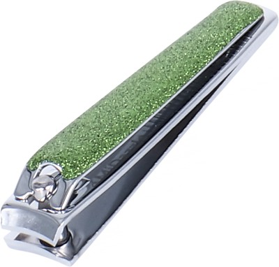 Midazzle Nail Clipper/Cutter (Silver-Green) - Pack of 1