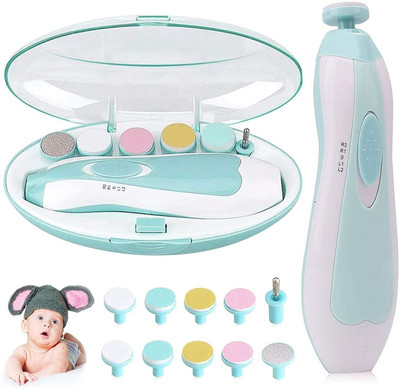smilykid Baby Nail Clippers with Light &6 Grinding Pads for Newborn (multicolor)DN285