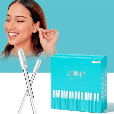 JITAHARAY 24 Pcs Ear Wax Cleaner Sticks
