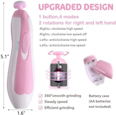 PRATYANG Baby , Upgraded Electric Baby Nail Clipper, Baby Nail File with LED Light