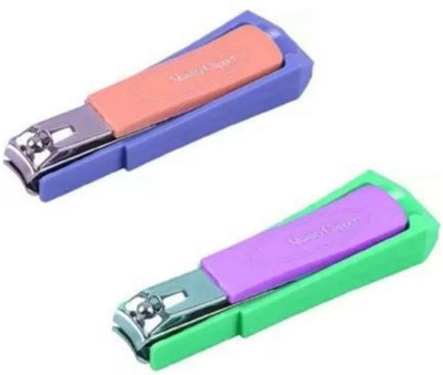 HRIDAY ENTERPRISES Pack of 2 Nail Cutter High Quality Material Good Looking Nail Cutter