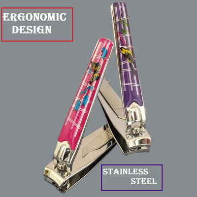 weimao Butterfly With Brid Print Nail Clipper (PACK OF 2)