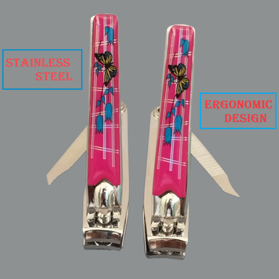 weimao Butterfly With Flower Print Nail Clipper WM-02(PACK OF 1)