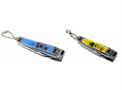 SHARPP White & Sky-Blue Floral print Nail Cutter Precision at Your Fingertip Durability