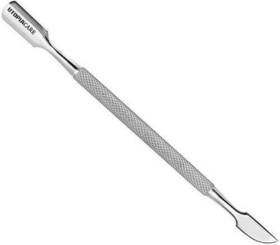 Elecsera Professional Sharp Double Head Metal Stainless Steel Cuticle Nail Pusher