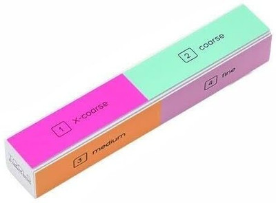 El Syco 1 Piece 8 Way Nail Files and Buffers, Professional Nail Buffing Files