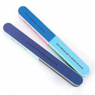 Taido 7-Sided Nail Buffer,Filer for Manicure,Home and Salon Use,(Set of 2)