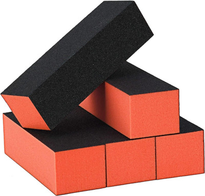 Cameleon Nail Block Buffer 4 Way Sanding Block Shiner Files (pack of 5 )(Set of 5)
