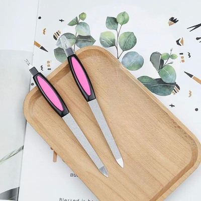 Dazzle Beauty 2 IN 1 Sharp Nail File/Filer & Shaper With Cuticle Cutter(Set of 2)