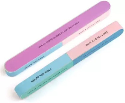 Glamezone Professional Nail 7 Sided Buffer For Polish & Shine (Pack Of 2)(Set of 2)