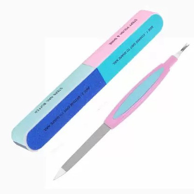 Elecsera Nail Filer with trimer with 7 way nail buffer/shiner(Set of 2)