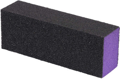 Sminakh Nail Art Shiner Buffer Block Pruple Orange Buffing Sanding File(pf2)(Set of 2)