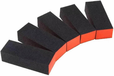 Gleevia 5Pcs Nail Block Buffer 4 Way Sanding Block Shiner Files(Set of 5)