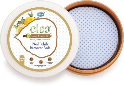 Clea Lemon and Jojoba Oil Nail Polish Remover Pads (Pack of 1)(100 g)