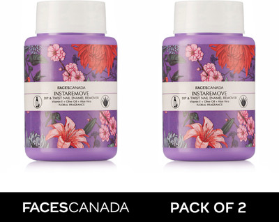 FACES CANADA InstaRemove Dip & Twist Nail Enamel Remover (Pack of 2)(160 ml)