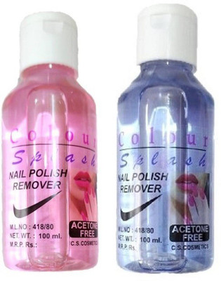 Glamezone Nail Blue Color Remover Set of 2(200 ml)