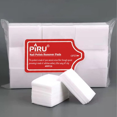 PIRU Nail Polish Wipes 405 Pcs Pack(50 g)